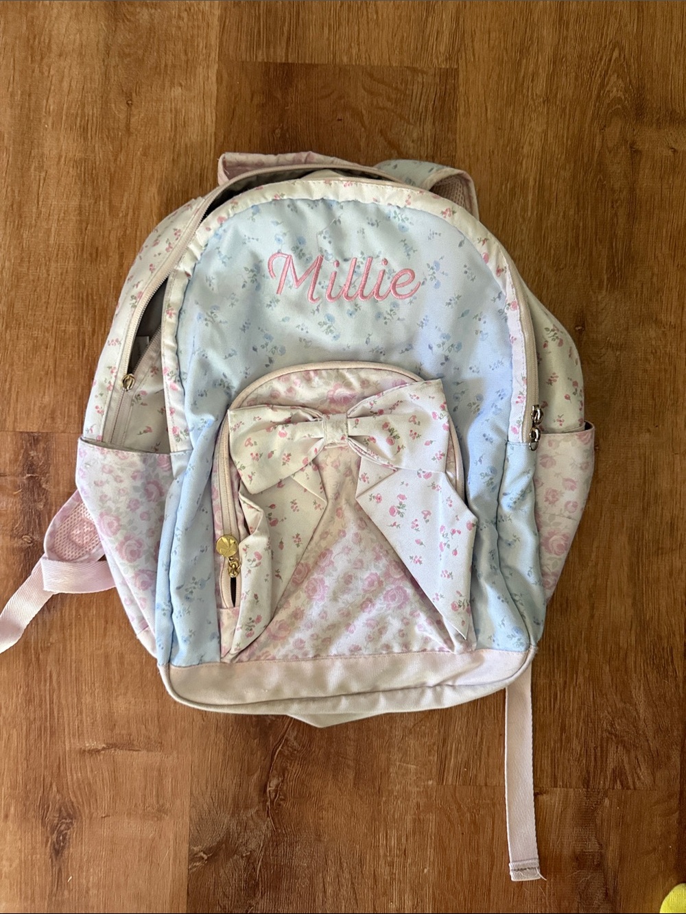 Pottery Barn Teen Love Shack Fancy Floral Bow Backpack and lunchbox Millie